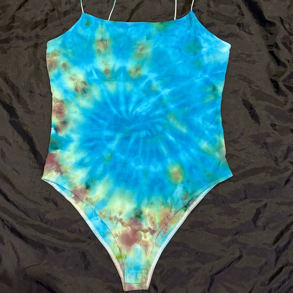 Tie-Dye Blue One Piece